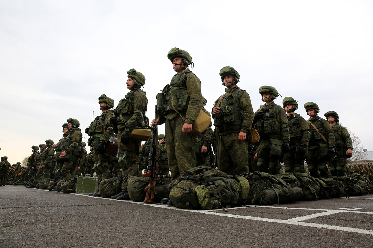 Российский солдат. Российские войска.