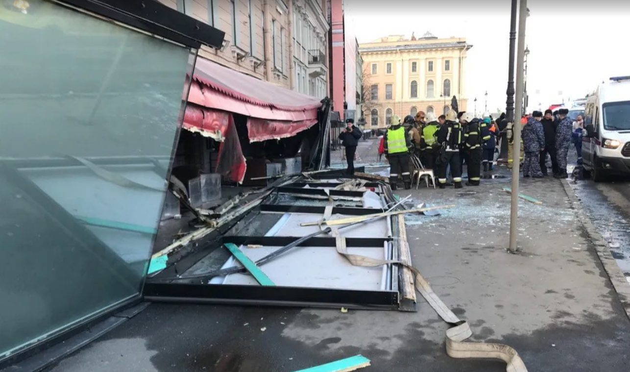 Теракт в Питере  взорвали кафе 