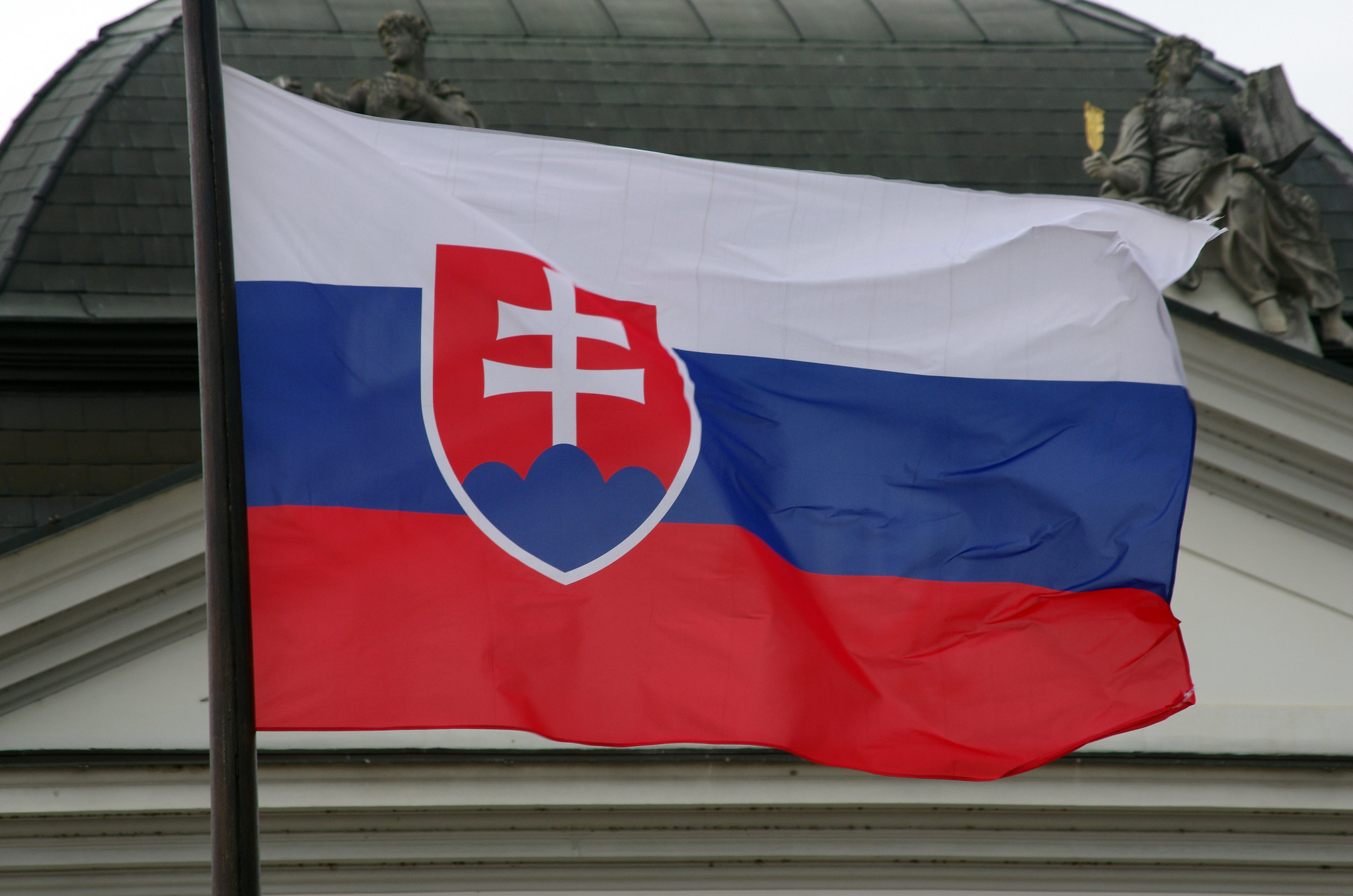 Во франции перепутали флаг. Флаг Словакии фото.